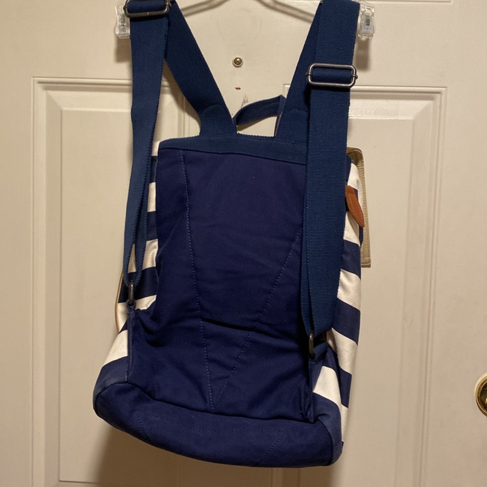 The Same Direction Nautical Blue Striped Backpack - Picture 4 of 11